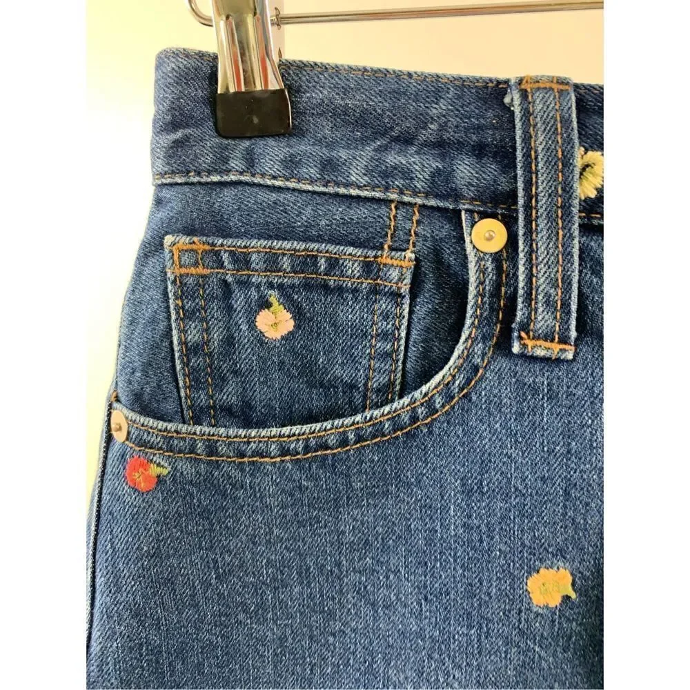 Madewell distressed denim